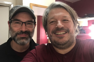 Image shows from L to R: Richard Herring, Adam Buxton