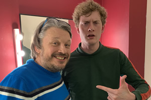 Image shows from L to R: Richard Herring, James Acaster