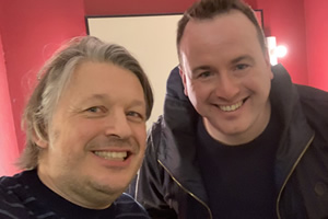 Richard Herring's Leicester Square Theatre Podcast. Image shows from L to R: Richard Herring, Matt Forde