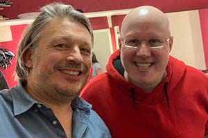 Image shows from L to R: Richard Herring, Matt Lucas