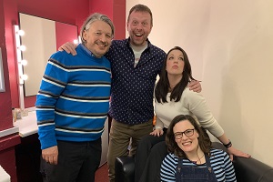 Image shows from L to R: Richard Herring, Michael Legge, Danielle Ward, Margaret Cabourn-Smith