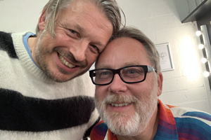 RHLSTP with Richard Herring. Image shows from L to R: Richard Herring, Vic Reeves