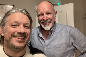 RHLSTP with Richard Herring. Image shows from L to R: Richard Herring, Simon Evans