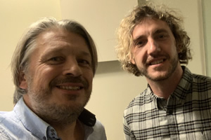 RHLSTP with Richard Herring. Image shows from L to R: Richard Herring, Seann Walsh