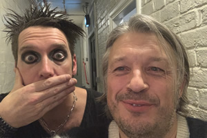 RHLSTP with Richard Herring. Image shows from L to R: Sam Wills, Richard Herring