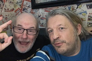 RHLSTP with Richard Herring. Image shows from L to R: Dave Johns, Richard Herring