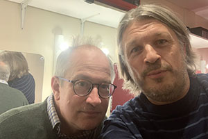 RHLSTP with Richard Herring. Image shows from L to R: Robin Ince, Richard Herring