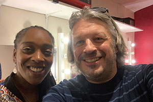 RHLSTP with Richard Herring. Image shows from L to R: Athena Kugblenu, Richard Herring