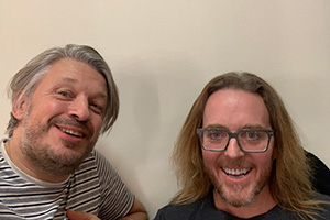 RHLSTP with Richard Herring. Image shows from L to R: Richard Herring, Tim Minchin