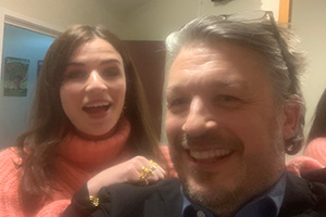 RHLSTP with Richard Herring. Image shows from L to R: Aisling Bea, Richard Herring