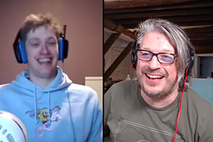 RHLSTP with Richard Herring. Image shows from L to R: Daniel Sloss, Richard Herring