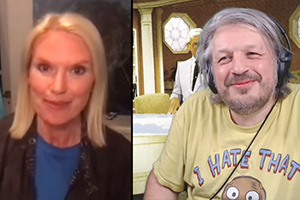 Image shows from L to R: Anneka Rice, Richard Herring