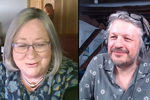 Image shows from L to R: Jackie Weaver, Richard Herring