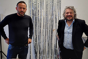 RHLSTP with Richard Herring. Image shows from L to R: Geoff Norcott, Richard Herring