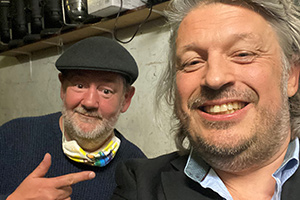 RHLSTP with Richard Herring. Image shows from L to R: Johnny Vegas, Richard Herring
