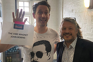 RHLSTP with Richard Herring. Image shows from L to R: John Robins, Richard Herring