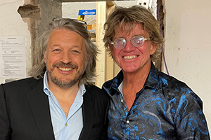 RHLSTP with Richard Herring. Image shows from L to R: Richard Herring, Robin Askwith