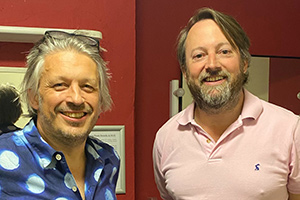 Image shows from L to R: Richard Herring, David Mitchell