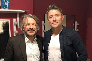 RHLSTP with Richard Herring. Image shows from L to R: Richard Herring, Ben Shephard