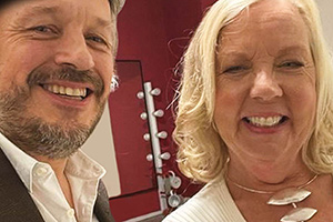 Image shows from L to R: Richard Herring, Deborah Meaden