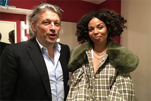 RHLSTP with Richard Herring. Image shows from L to R: Richard Herring, Emma Dabiri