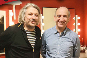 RHLSTP with Richard Herring. Image shows from L to R: Richard Herring, Armando Iannucci