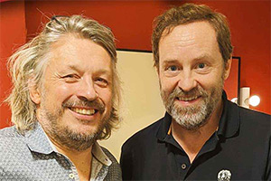 RHLSTP with Richard Herring. Image shows from L to R: Richard Herring, Ardal O'Hanlon