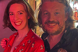 RHLSTP with Richard Herring. Image shows from L to R: Meryl O'Rourke, Richard Herring