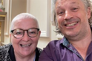 RHLSTP with Richard Herring. Image shows from L to R: Janey Godley, Richard Herring