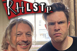 RHLSTP with Richard Herring. Image shows from L to R: Richard Herring, Ed Gamble