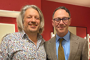 RHLSTP with Richard Herring. Image shows left to right: Richard Herring, Reece Shearsmith