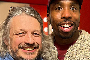 Image shows left to right: Richard Herring, Kiell Smith-Bynoe