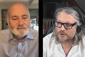 Image shows left to right: Rob Reiner, Richard Herring