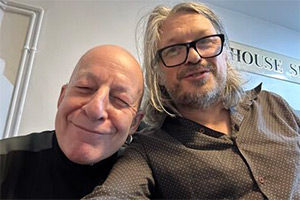 RHLSTP with Richard Herring. Image shows left to right: Jeff Innocent, Richard Herring