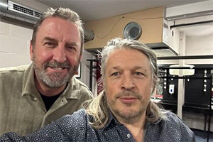 RHLSTP with Richard Herring. Image shows left to right: Lee Mack, Richard Herring