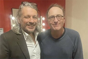 RHLSTP with Richard Herring. Image shows left to right: Richard Herring, Jon Ronson