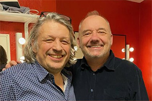 RHLSTP with Richard Herring. Image shows left to right: Richard Herring, Bob Mortimer
