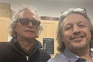 RHLSTP with Richard Herring. Image shows left to right: Simon Munnery, Richard Herring