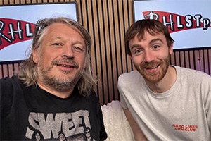 RHLSTP with Richard Herring. Image shows left to right: Richard Herring, Ian Smith