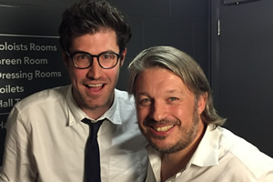 Richard Herring's Leicester Square Theatre Podcast. Image shows from L to R: Dan Schreiber, Richard Herring