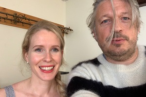 RHLSTP. Image shows from L to R: Lucy Beaumont, Richard Herring