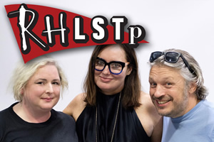 RHLSTP. Image shows from L to R: Siobhán McSweeney, Deborah Frances-White, Richard Herring