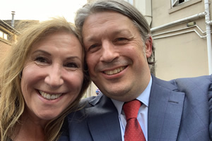 Image shows from L to R: Kay Mellor, Richard Herring