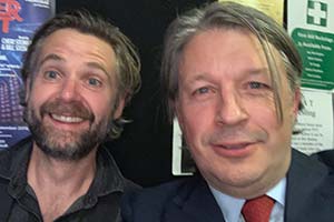 Image shows from L to R: Rob Rouse, Richard Herring