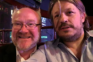 Richard Herring's Leicester Square Theatre Podcast. Image shows from L to R: Dave Taylor, Richard Herring