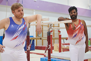 Rob And Romesh Vs. Image shows from L to R: Rob Beckett, Romesh Ranganathan. Copyright: CPL Productions