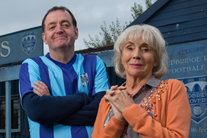 Rovers. Image shows from L to R: Pete Mott (Craig Cash), Doreen Bent (Sue Johnston)