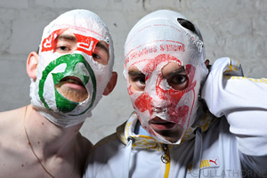 The Rubberbandits. Image shows from L to R: Bob McGlynn, Dave Chambers