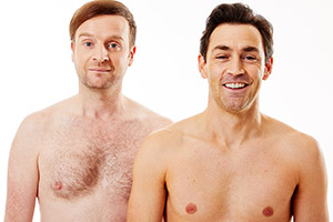 Running Naked. Image shows from L to R: Ben (Andrew Gower), Mark (Matthew McNulty). Copyright: North Of Watford Film & TV