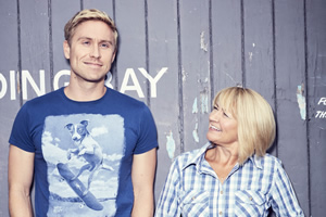 Russell Howard & Mum. Image shows from L to R: Russell Howard, Ninette Howard